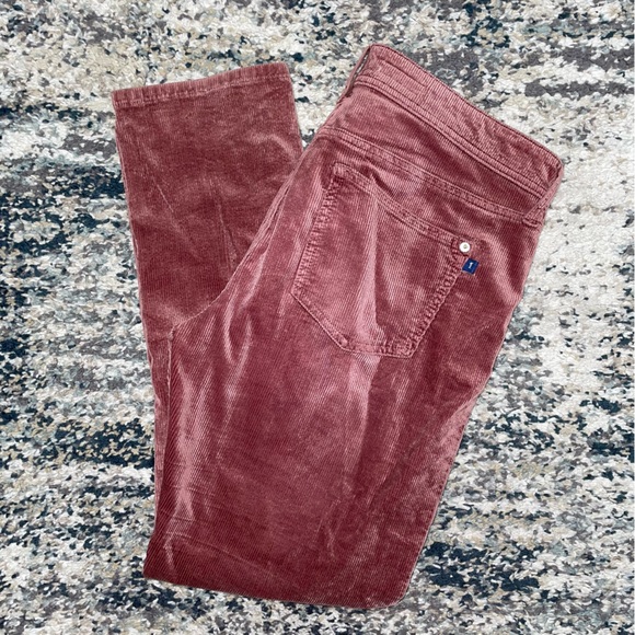Anthropologie Pilcro Slim Boyfriend Cropped Corduroy Pants- Size 29 - Picture 2 of 10